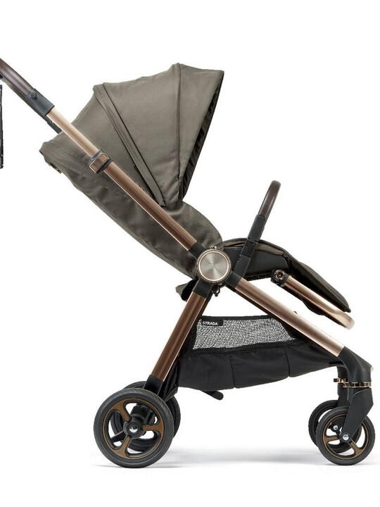 Strada Olive Bronze Pushchair with Olive Bronze Carrycot image number 3
